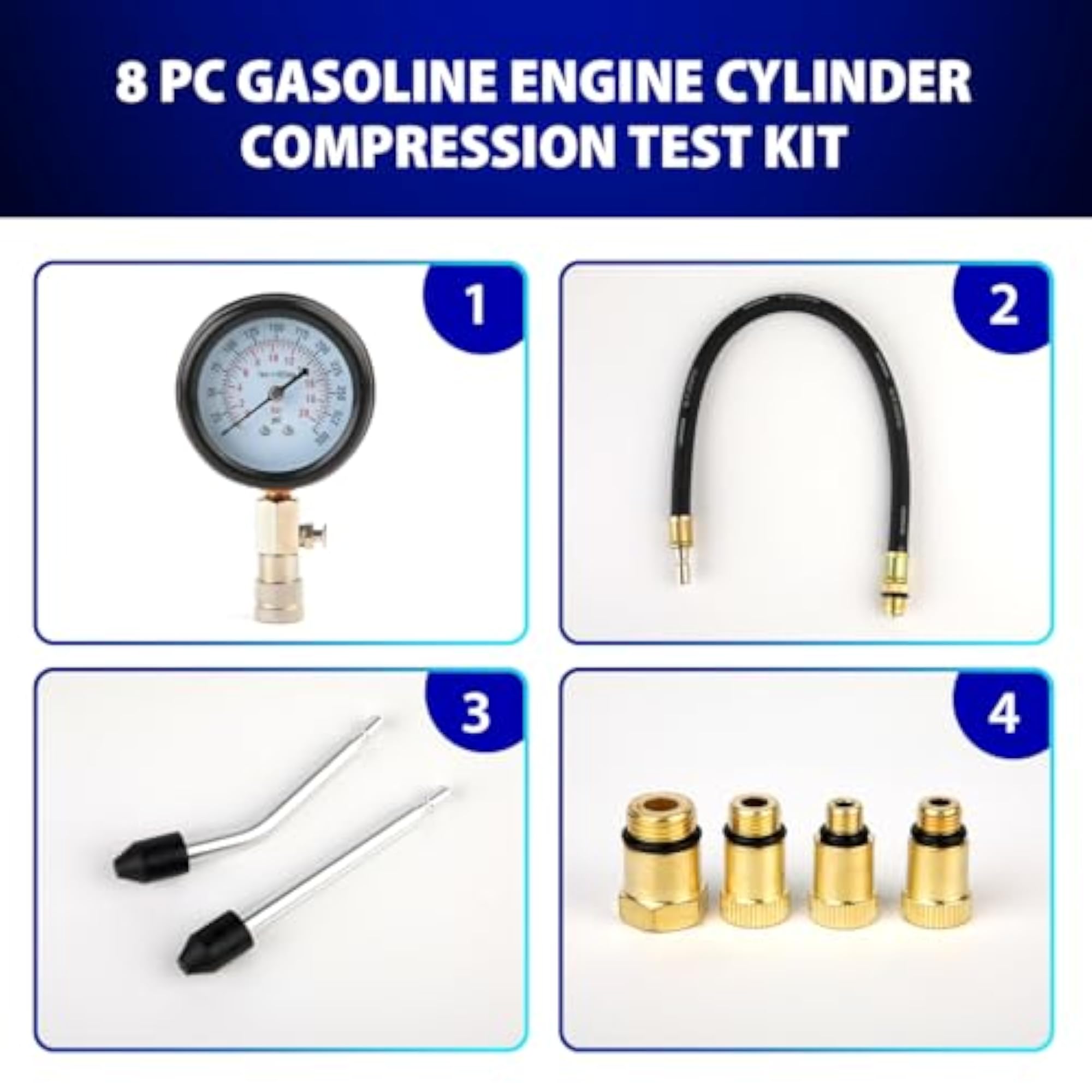 Compression Tester Engine Tester Kit